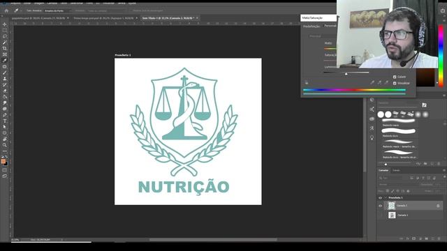 Como tirar o fundo e trocar a cor de logo (photoshop/corel) смотреть онлайн