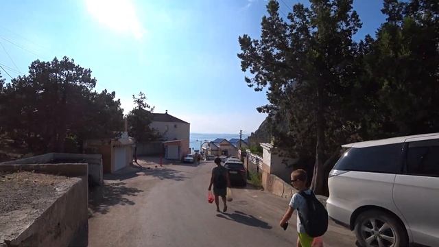 КРЫМ. ПОСЕЛОК НОВЫЙ СВЕТ. НАБЕРЕЖНАЯ И ПЛЯЖ ПОСЕЛКА. смотреть онлайн