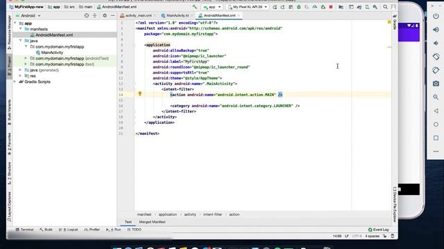 [Part 2] Kotlin Android tutorial for beginners || Basics of Android Studio project смотреть онлайн