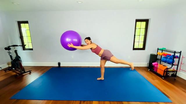 Stability Ball Cardio Strength | All Levels | Burn Calories & Tone Body смотреть онлайн