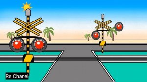 clear railroad crossing | 明確な踏切 | свободный железнодорожный переезд (palang pintu kereta api aneh)