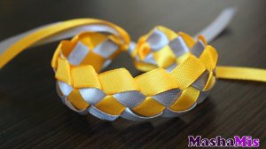 БРАСЛЕТ из двух лент /фенечка