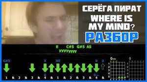 Серёга Пират - Where is my mind | Подробный разбор