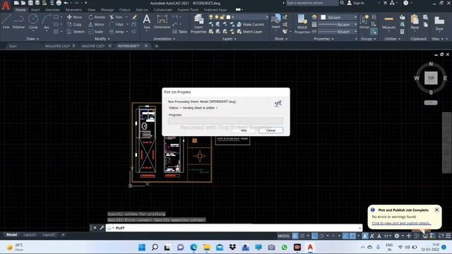 Convert AutoCAD to PDF | autocad drawing ko pdf kaise banaye | How to print AutoCAD drawing смотреть онлайн