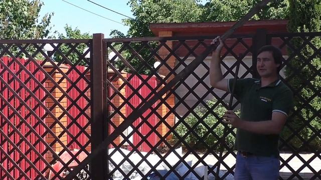 Шпалера своими руками. Опыт строительства длинной деревянной шпалеры смотреть онлайн