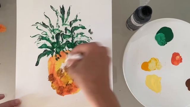Как нарисовать ананас 3 способами| Рисуем фрукты| How to draw pineapple in 3 ways| Simple drawing смотреть онлайн