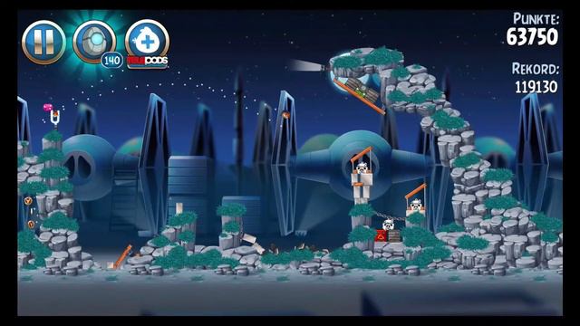 Angry birds star wars II Rebels level BE-4 Walkthrough 3 stars смотреть онлайн