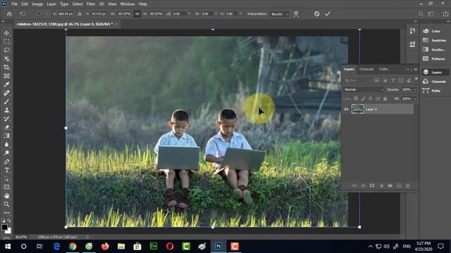 PHOTOSHOP 2020 | Cách Phóng to Thu nhỏ ảnh không bị vỡ hình | CSYT смотреть онлайн