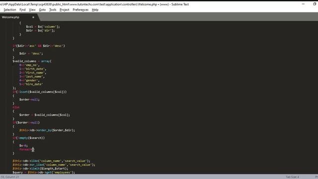 Part03- Jquery DataTable with CodeIgniter Using Server Side Processing смотреть онлайн