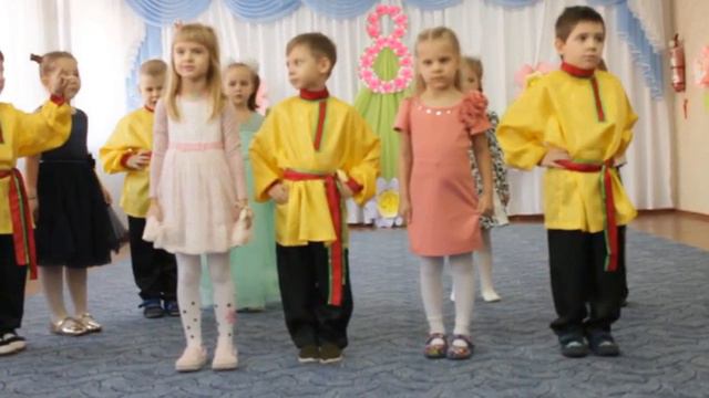 Поздравление с 8 марта (средняя группа) смотреть онлайн