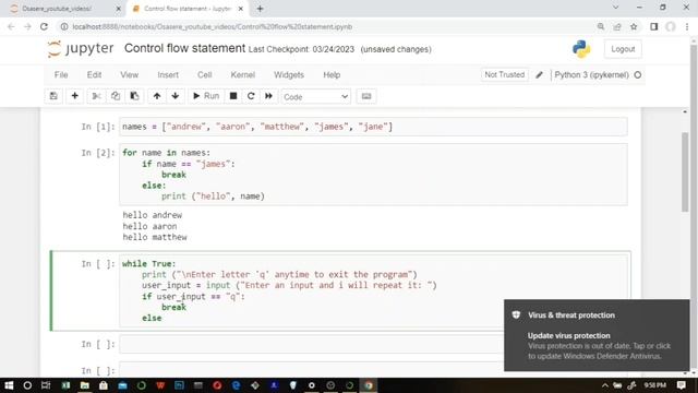 Python Break vs Continue vs Pass Statements - Python for Beginners смотреть онлайн