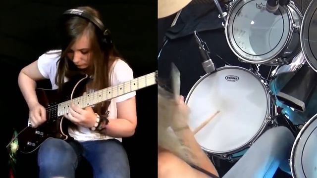Tina S + Sina Master of Puppets Metallica cover смотреть онлайн