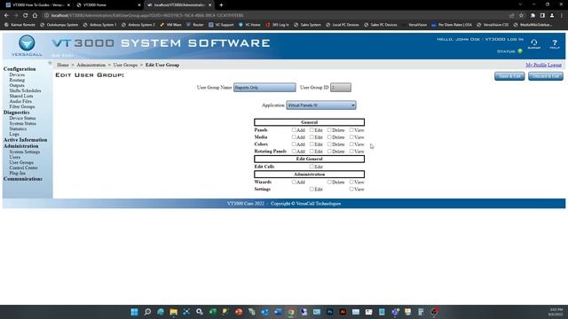 VersaCall - VT3000 How To Video - Edit a User Group Permissions смотреть онлайн