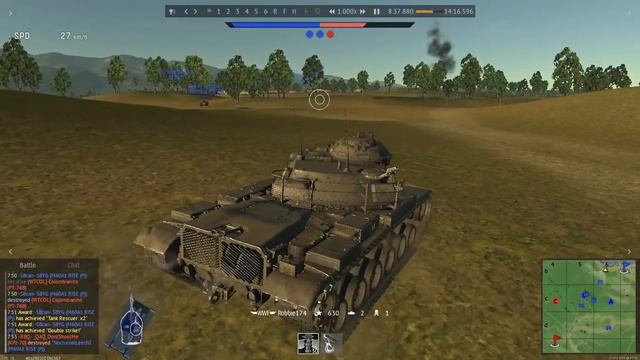 War Thunder Tank Battles #35 - MBT-70 (RB - Mozdok - 6 Kills) смотреть онлайн