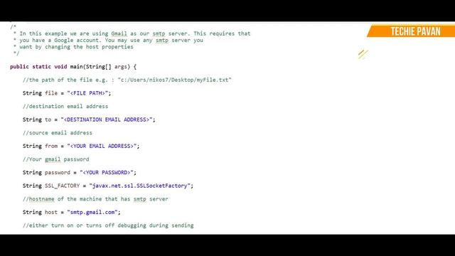 Top 100 Recipes Series - JAVA INTERVIEW Q & A No 3.1 | Send file via mail using FileDataSource смотреть онлайн