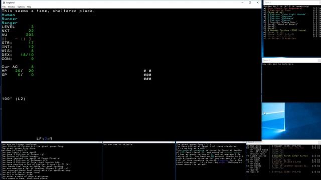 Angband 4.1.2, он же Diablo 0, он же Moria 2, он же ToME -1 смотреть онлайн