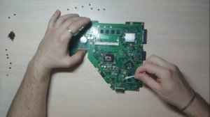 Разборка/сборка и чистка ASUS X550C (Cleaning and Disassemble ASUS X550C)
