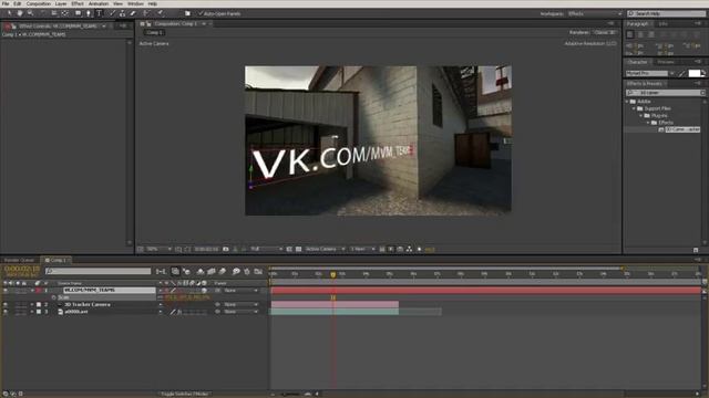 After Effects : 3D Camera Tracking / Трекинг Текста смотреть онлайн