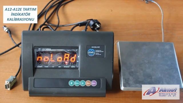 A12-A12E Tartım İndikatörleri Kalibrasyonu смотреть онлайн