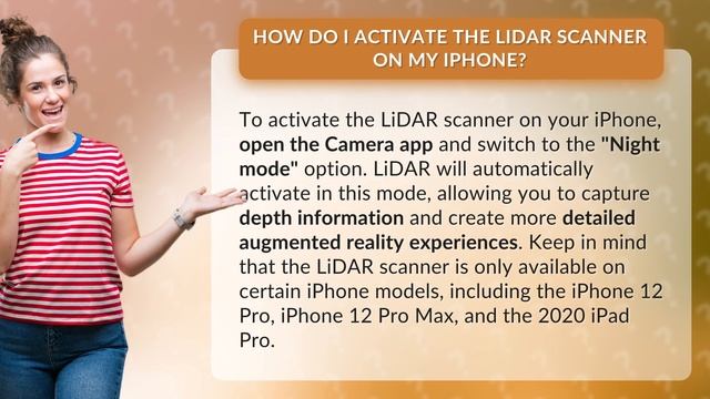 How do I activate the LiDAR scanner on my iPhone? смотреть онлайн