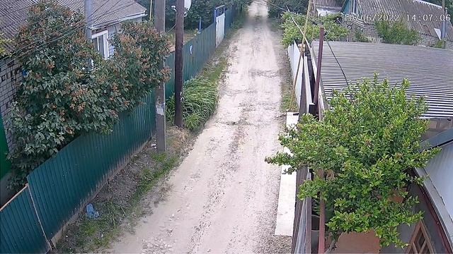 Образец видео записи с камеры 2Mp день