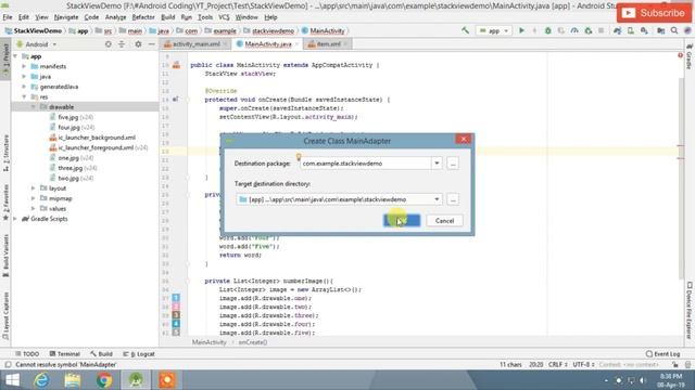 How to Create StackView in Android Studio | StackView | Android Coding смотреть онлайн