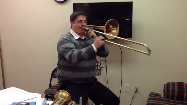 Edwards Bell section with a Bach 42 hand slide смотреть онлайн