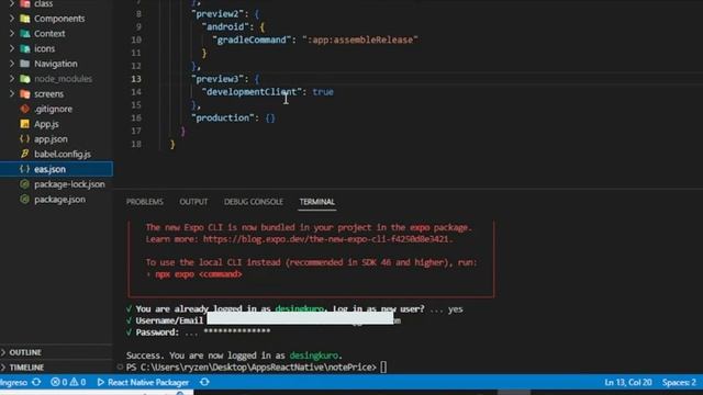 tutorial para generar apk con React Native Expo eas смотреть онлайн