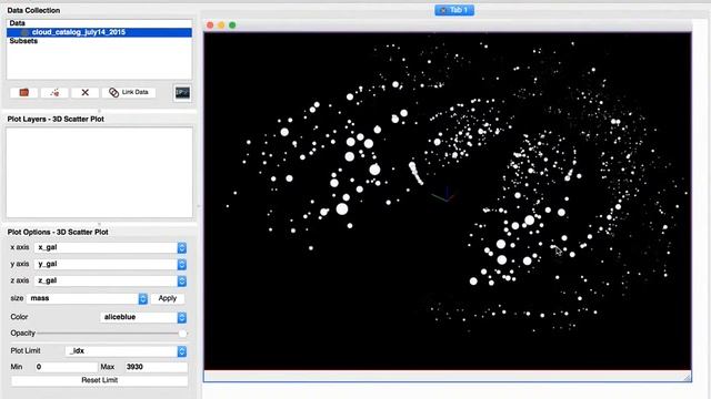 3D ScatterPlot Viewer of Glue смотреть онлайн
