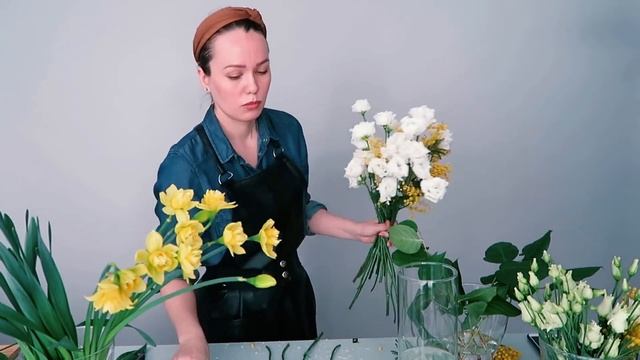 Весенний букет за 1 минуту // fast motion смотреть онлайн