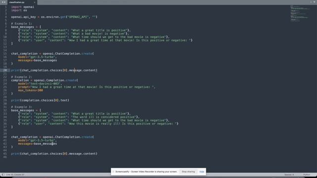 How to perform Sentiment Analysis and Text Classification with OpenAI API смотреть онлайн