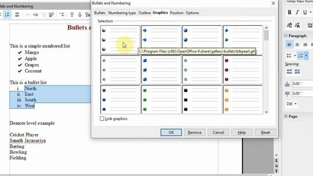 Bullets and Numbering in Open Office Writer смотреть онлайн
