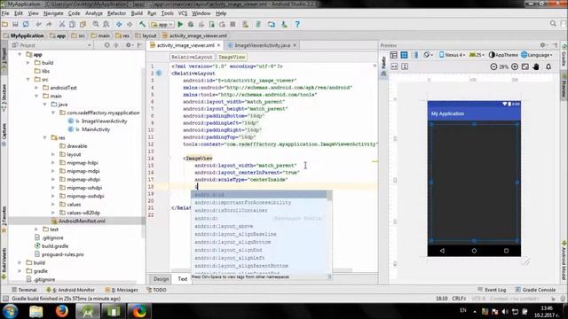 Develop simple Image Viewer app in Android Studio смотреть онлайн