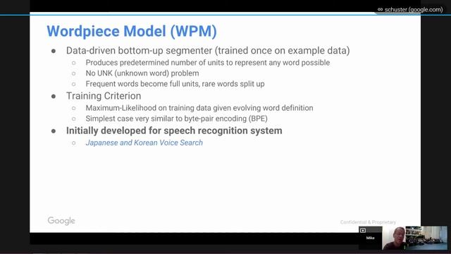 Mike Schuster, Google Brain: «Machine Learning behind Google Translate» смотреть онлайн