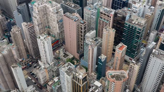 Hong Kong 4K drone view 🇨🇳 Flying Over Hong Kong | Relaxation film with calming music - 4k HDR смотреть онлайн