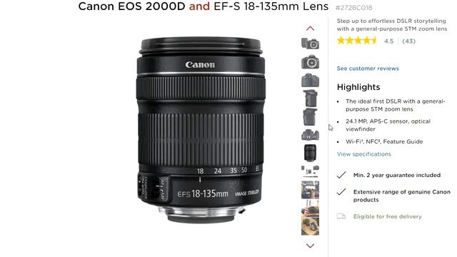 Review of NEW Canon EOS 2000D Camera смотреть онлайн