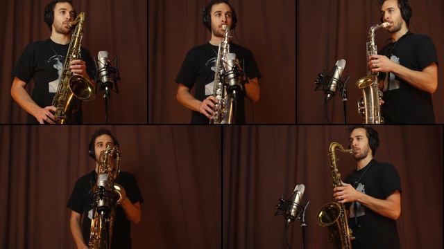 I Got Rhythm - saxophone section arrangement by Martin Uherek - original for piano: Klaudius Kováč смотреть онлайн
