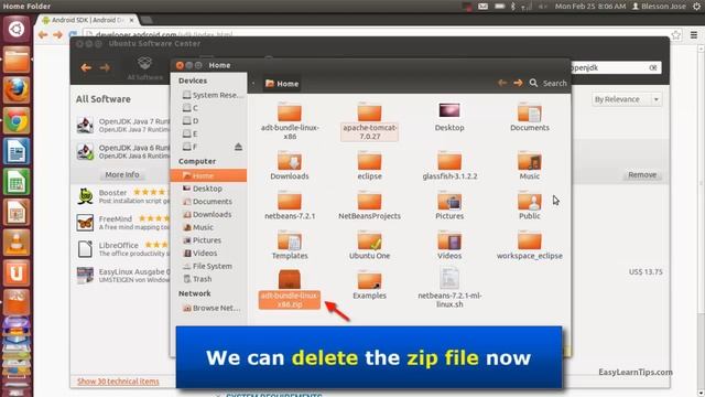 Ubuntu 12.04 - How to Install and Run ADT Bundle (Android Developer Tools or Android SDK) смотреть онлайн