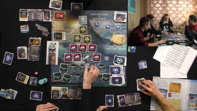 Безумие-е-е. Настольная игра Mountains of Madness. Играем вчетвером. смотреть онлайн