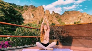 Йога Флоу АСАНЫ СТОЯ | Подходит для беременных | Она Волна | + медитация на расслабление в конце