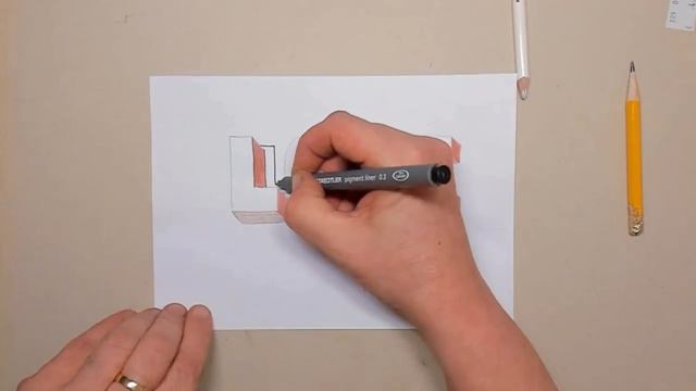 3D LOVE tekenen voor beginners смотреть онлайн