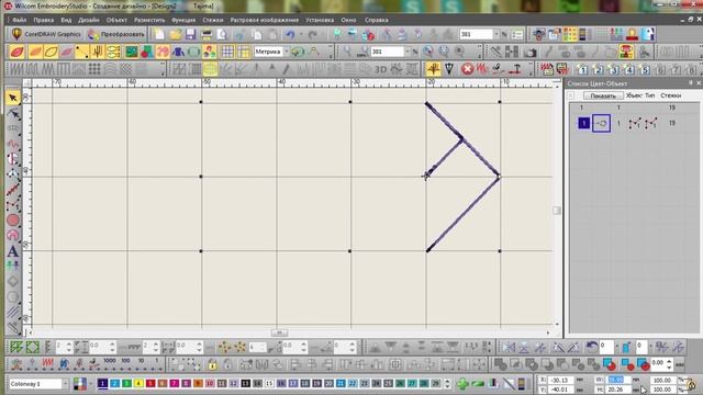 Уроки Wilcom ES: Создание тамбурного шва смотреть онлайн