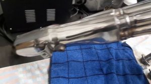 Очистка и полировка выпускного коллектора мотоцикла. часть 2.