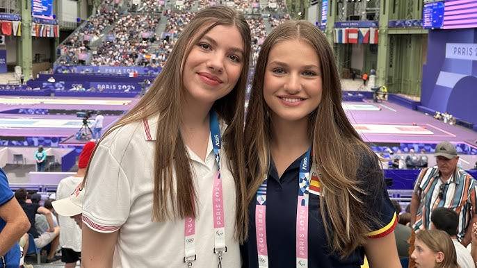 Princess Leonor & Infanta Sofía Cheer Water Polo Victory _ Royals Support Spain at Paris Olympics смотреть онлайн