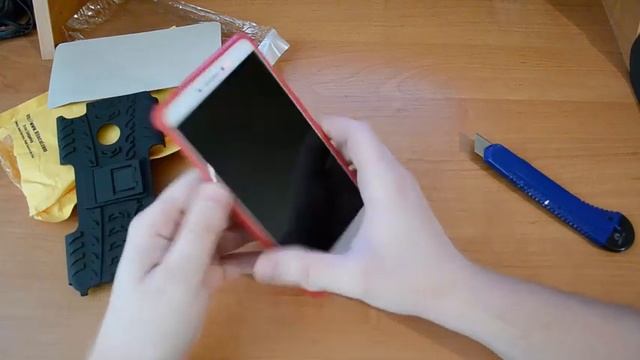 Xiaomi Mi MAX Case - чехол с подставкой. (Распаковка и примерка) смотреть онлайн