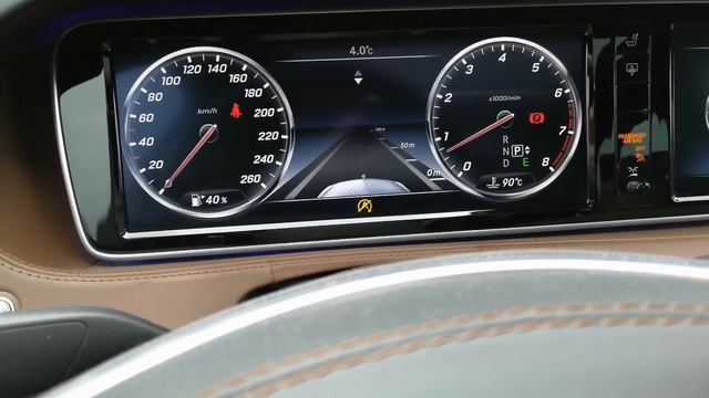 Обзор Mercedes S500 W222. Разгон до 100км.ч.Таксуем в Питере