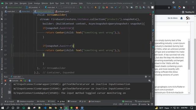 8. Adding Search Feature in Our Flutter App | Flutter Firebase E-Commerce смотреть онлайн