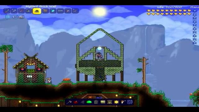 [SPEEDBUILD]   Terraria Дом для оружейника #7