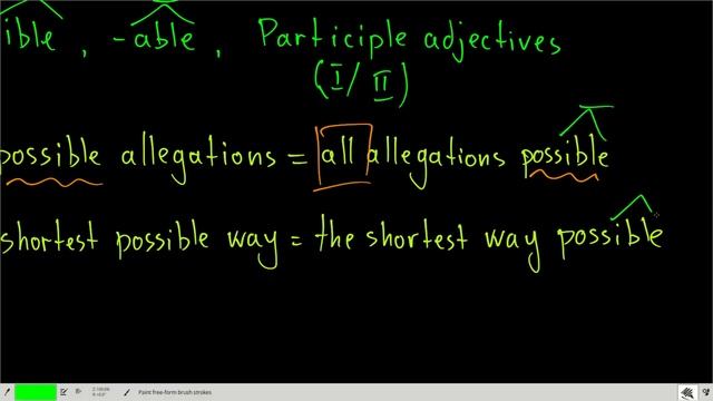 Postpositive Adjective - прилагательное после существительного смотреть онлайн