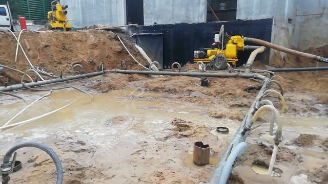 Система иглофильтрового водопонижения (осушение котлованов) - RentaPump.ru